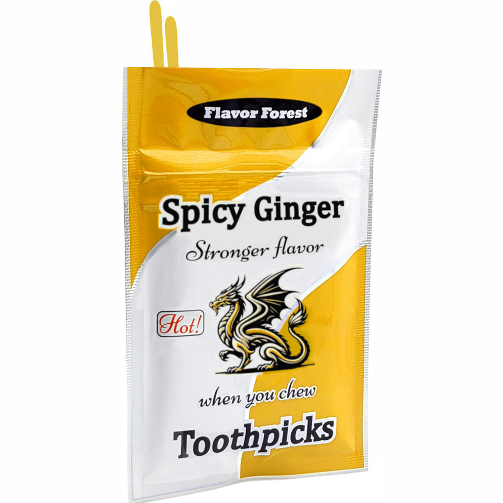 spicy ginger toothpicks 100ct